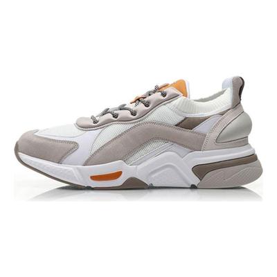 Li Ning Trendy Sports Casual Shoes Men Sneakers Silver-Fish-Gray AGLP125-4