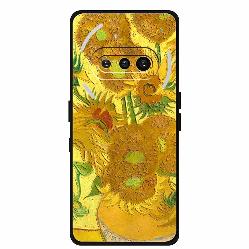 Ни за что Телефон (3a) Чехол 3D Рельефный Цветок Тиснение Черный Силикон Funda Для Nothing Phone 3A A059 3D Задняя Крышка Мультяшный Бампер