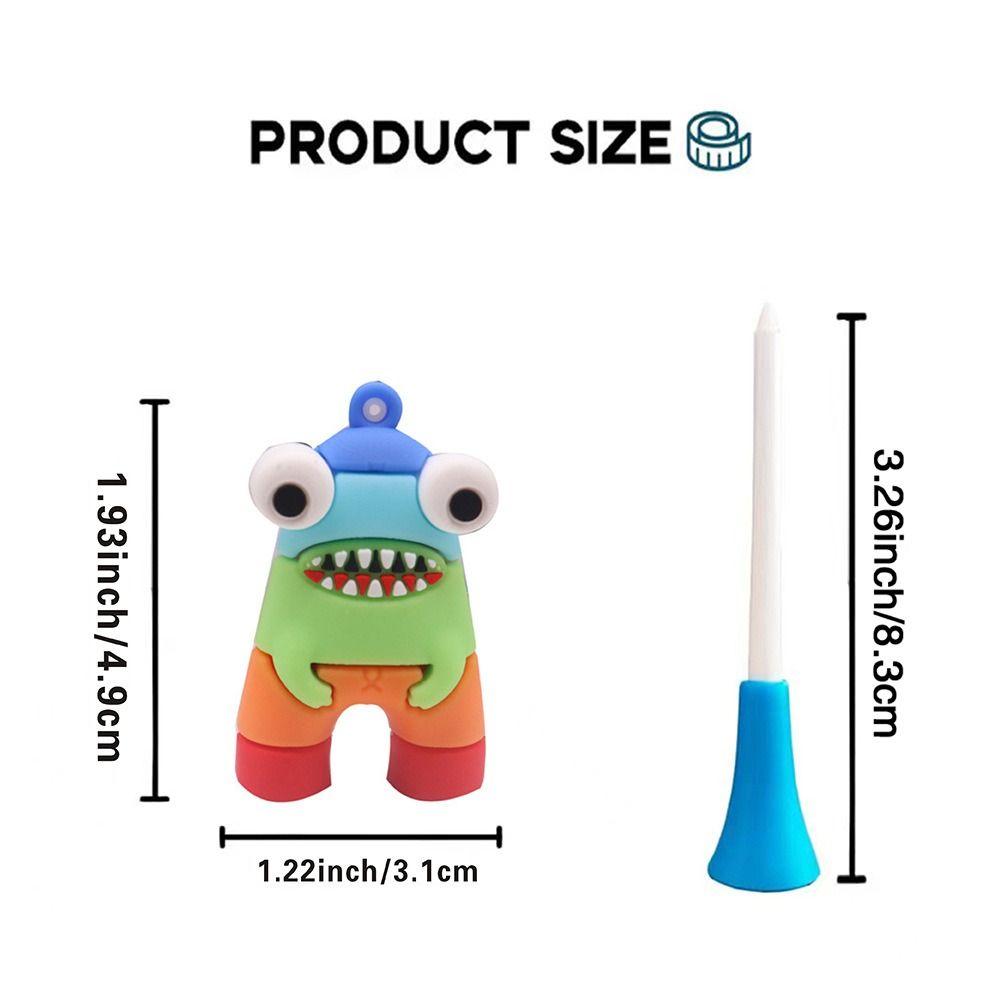 Astronaut Golf Ball Tees Cartoon Golf Ball Holder Golf Rubber Tees Golf Enthusiasts