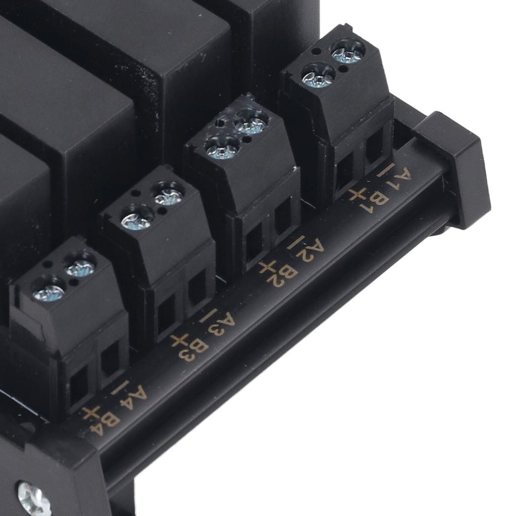 4P Модуль реле постоянного тока DIN-рейка Твердотельное реле Общий отрицательный терминал Вход 3-32В Нагрузка 5-8А 5-60В