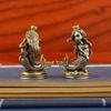 Brass Mermaid Ornaments Ancient Fish Home And Office Desktop Ornaments Figurines Mini Desktop Crafts