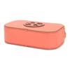 Tory Burch Miller Adjustable Detachable Strap Pebbled Leather Mini Shoulder Crossbody Bag Women bags Coral-Pink 158488-650