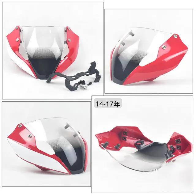 Motorbike Windshield Deflector With Bracket Mounting Screws For DUCATI MONSTER 797 821 1200S 2014-2025 Years