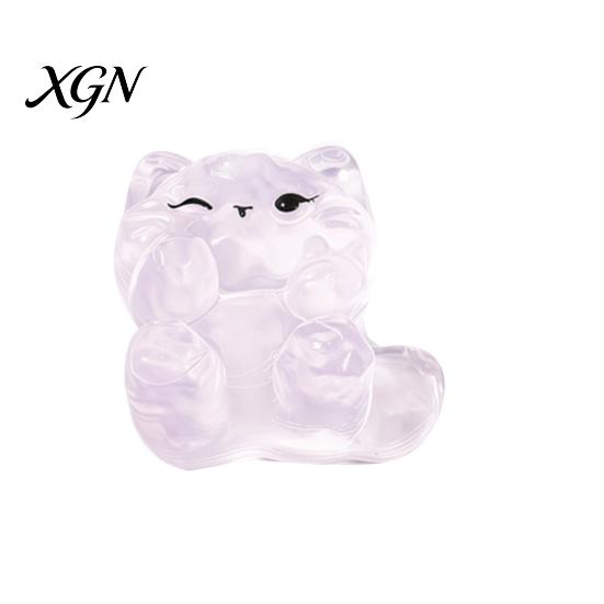 Elastic Fidget Toy Stress Relief with Bubble Injector Decompression Dog Cat Squeeze Kids Soft Ball Relaxation