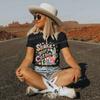 Shake Your Cotton Tail Graphic T Shirts Women Glitter Easter Bunny Short Sleeve Tshirt Happy Easter Gift Colorful Casual Tops