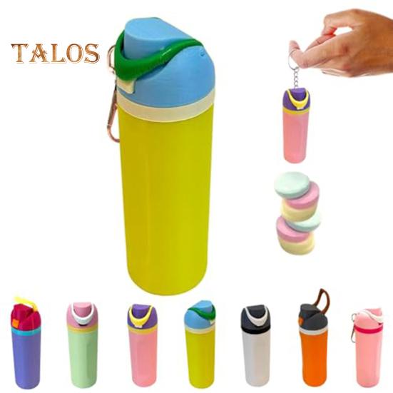 Keychain Lip Balm Stand Holder Multi-Functional Clip for Cotton Swabs Trinkets 3D Printed Lightweight Design Portable Keyring