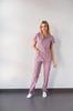 Two Piece Set Medical Scrubs Unisex Doctor Nursing Uniform Set Medical Uniform Surgical Suit Tops+Pants V-neck Short Sleeved Thin Tericoton Fabric