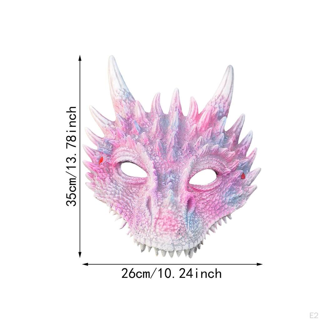 3D маска дракона косплей костюм полное лицо для вечеринки фестиваль ролевые игры