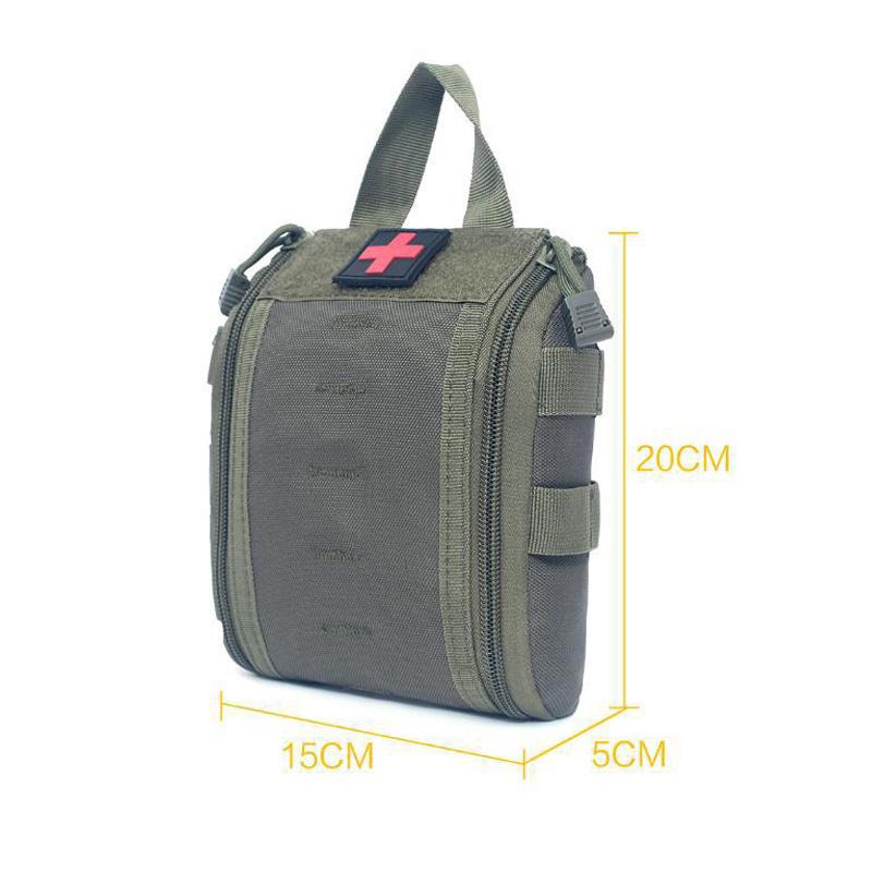 EDC Medical Bag Molle Pouch First Aid Kits Outdoor Army Car Emergency Camping Hiking Survival EMT Utility Pack Hunting