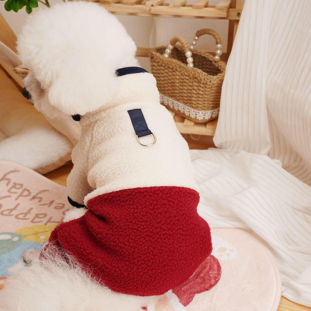 Осенне-зимняя теплая одежда на четырех лапах в корейском стиле для маленьких собак и кошек: Тедди, Бишон, Горячая Распродажа