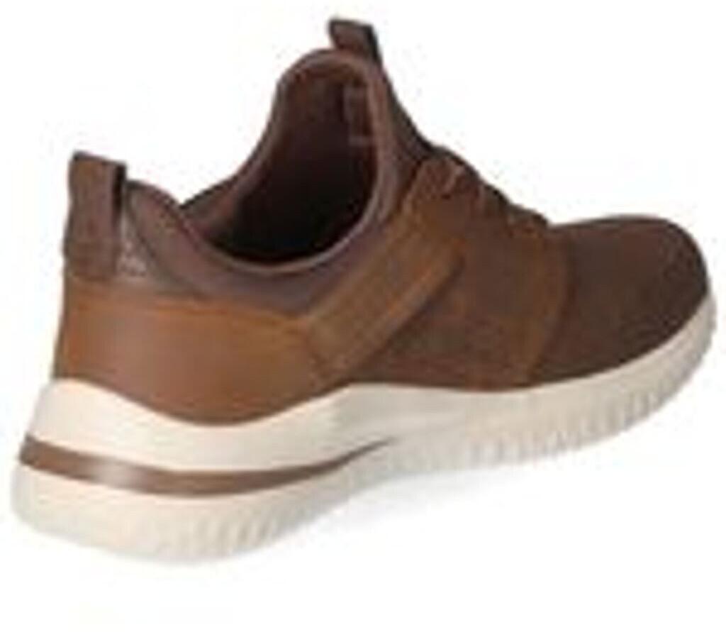 Кроссовки Skechers Relaxed Fit: Краудер - Колтон темно-коричневый