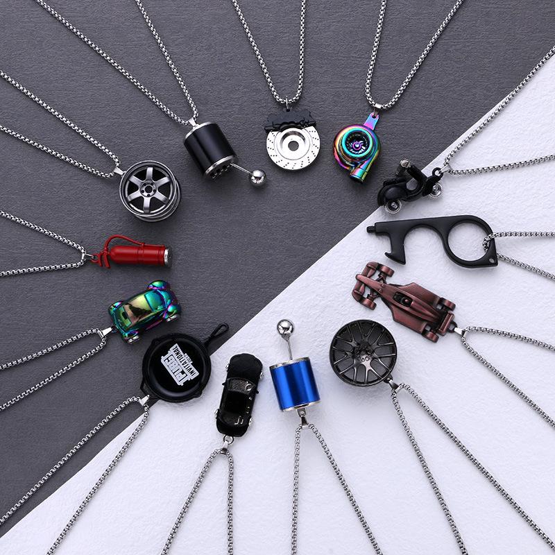 Модное ретро уличное хип-хоп ожерелье - Унисекс цепочка для свитера