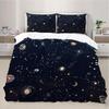 Galaxy Planet Printed Duvet Cover Bedding Set, Soft And Cozy Home Bedroom Decorative Items, Stylish And Comfortable Bedding Set