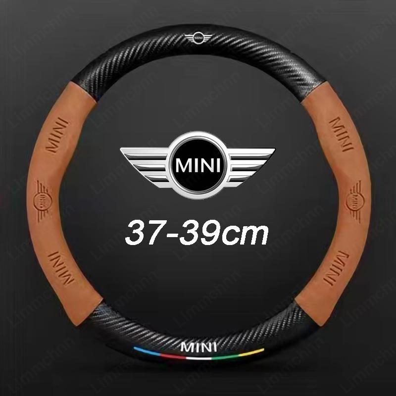 Чехол из замши на руль автомобиля Автостайлинг Интерьер Для Mini Cooper One JCW F54 F55 F56 F57 F60 R52 R53 R55 R56 R57 R61