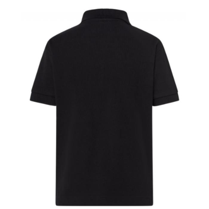 Polo enfant manches courtes blanc - orange - noir ( lot 3 ) - Blanc