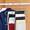5-слойные многофункциональные вешалки для одежды, стеллаж для хранения брюк, подвесная полка для брюк, нескользящий органайзер для одежды, стеллаж для хранения