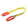 Zheng Shen Polyester Double-Loop Industrial Lifting Sling, 1T-50T Capacity, Colored Flat Synthetic Fiber