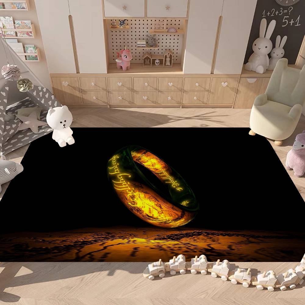 Fantasy Movie The L-Lord Of The R-Rings Entrance Door Mat Washable Non-Slip Living Room Sofa Chairs Area Mat Welcome Doormat