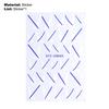 Nail Sticker French Style DIY Colorful Line Decal Powder 3D Transfer Slider for Manicure