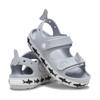 Crocs Смола Повседневная Мода Детские Сандалии Серые Детская Модель