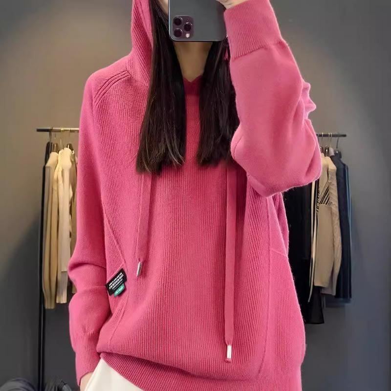Autumn New Hooded Sweater Women's Pullover Hoodie Casual Fashion Sweater Jacket Bottoming Shirt