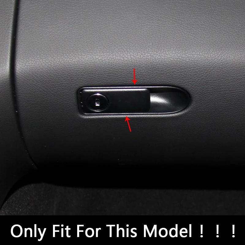 Отделка вещевого ящика второго пилота из нержавеющей стали, декоративная накладка с блестками, внутренняя отделка для Mercedes Benz W212 W204 X204 W218 GLK CLS CE Class