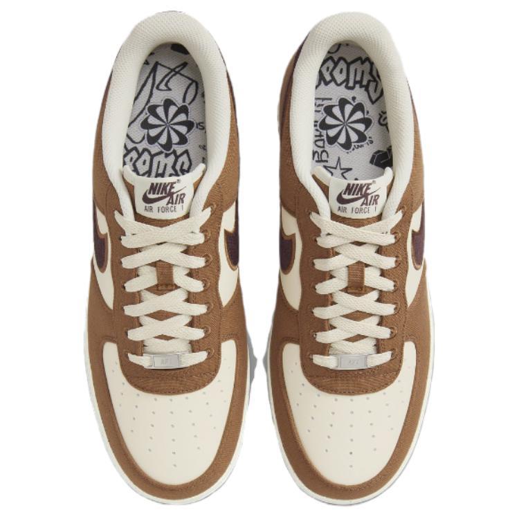 Nike Air Force 1 Low '07 LV8 Notebook Doodle Pack Light British Tan Sneakers FQ8713-200
