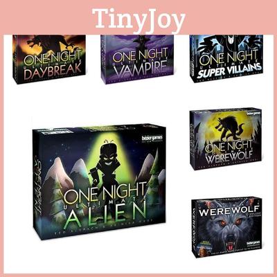 Настольная игра One Night Ultimate Werewolf Красочная коробка Высококачественная медная бумага Интерактивная игра