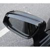For Toyota Corolla Cross -2025 Carbon Fiber Mirror Rain Eyebrow Cover Trim