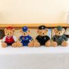SWAT Bear Doll Flight Attendant Camouflage Bear Plush Toy Blue Sky Rescue Fire Bear Doll Public Welfare Event Gift