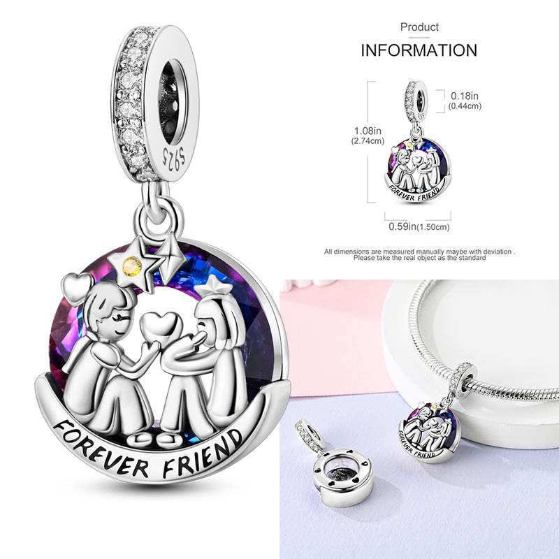 Copper Charms Clock Ocean Sea Turtle Mermaid Heart Shape Beads Fit Original Pan Pendant Bracelet Diy Woman Jewelry