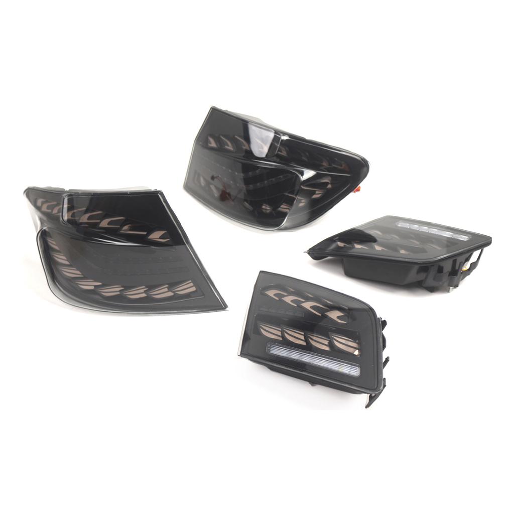 L&R Smoked LED Tail Lights Rear Lamp Assembly For BMW 5F10 F18 M5 2010-2016