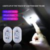 Car LED Touch Lights Wireless Car Reading Lamps Mini USB Charging Interior Light For Door Foot Trunk Storage Box Car Light