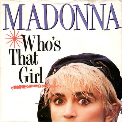 7-дюймовая пластинка MADONNA - Who's That Girl W8341 Sire 1987 UK Танцевальная и электронная музыка Б/У