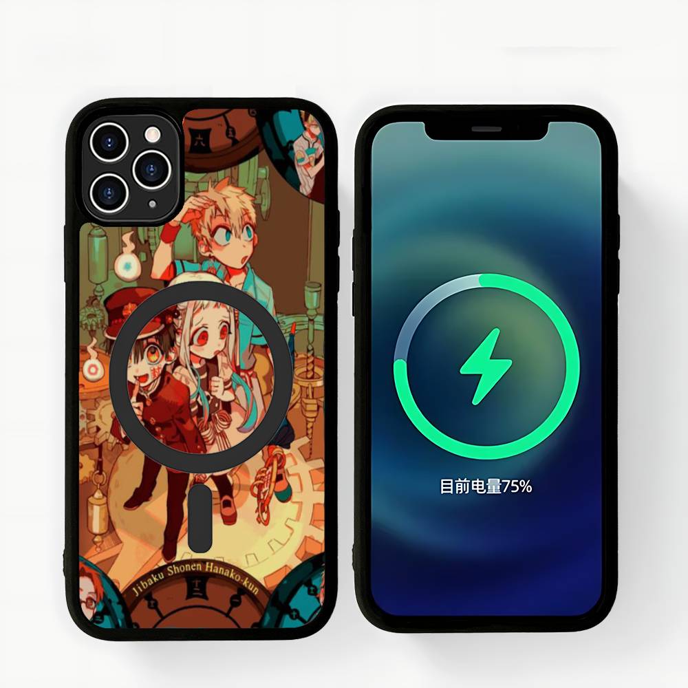 Чехол для телефона Аниме Туалетный Ханко-кун Для iPhone 17 16 15 14 13 12 11 Pro Max Для беспроводной зарядки Magsafe