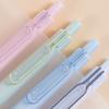 4 шт. 0,5 мм гелевая ручка пресс-типа мягкая губка быстросохнущая пластиковая ручка большой емкости школьные канцелярские принадлежности студенческий подарок