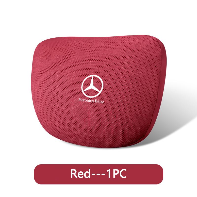 ILY2 Car Headrest Comfort Adjustable Breathable Pillow Protector Neck For Mercedes Benz CLK GLC W212 C200 C300 W203 W205 W169 W176
