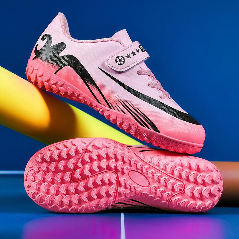 Пригвоздил учеников начальной и средней школы сломанные новые спортивные туфли детские девочки футбольные бутсы мальчиков тренировочные на липучке игра