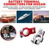 Positive Negative Battery Terminal Set 243407F000 243407F001 Car Cable Connector Clamp Replacement for  243407F000