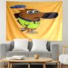Zig & Sharko Print Tapestry, Backdrop, Easy Setup, Ideal for Bedroom, Office & Living Room, with Aesthetic Wall Hanging Decor.