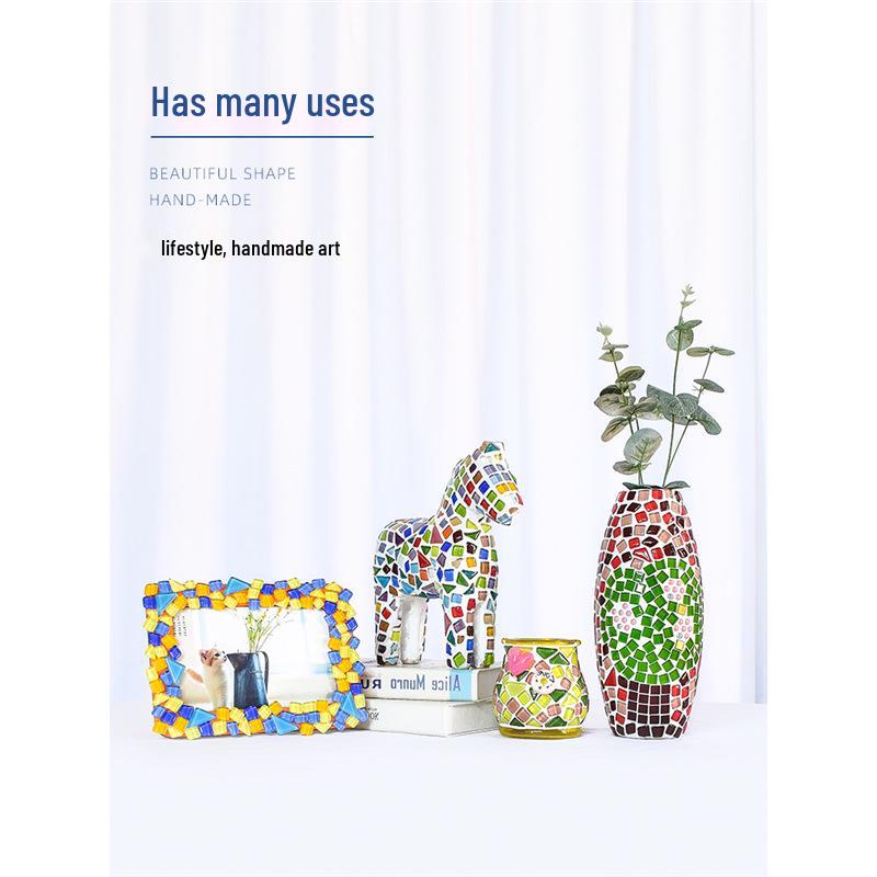 DIY Creative Mosaic Toy Kit with Crystal Beads for Girls