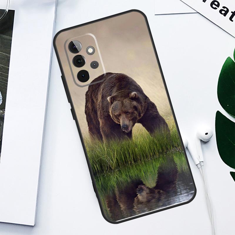 Grizzly Bear Animal For Samsung Galaxy A06 A05 A16 A54 A34 A14 A55 A35 A15 A53 A33 A13 A22 A32 A52 Phone Case