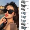 Unisex Square Frame Sunglasses Fashionable Uv400 Protection Beach Sunshade Stylish Sunglasses Perfect 90S Style Sun Glasses