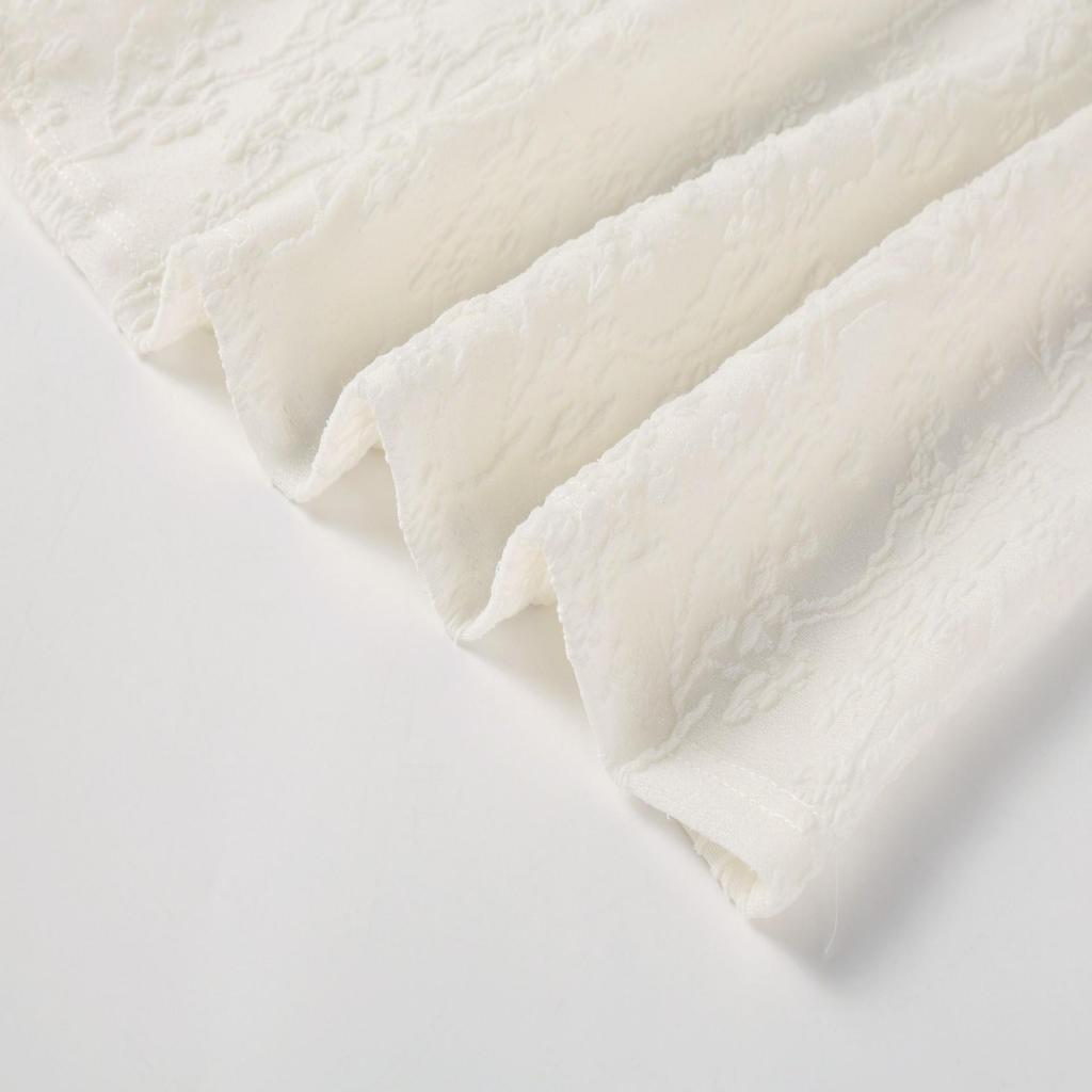 Женская прозрачная футболка с круглым вырезом, кружевной пэчворк и рукавами-колоколами - Однотонная, легкая и идеальна для осенних прогулок