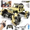 Remote Control Car, 1:16 Drift RC Cars 360° Rotating 4WD 2.4Ghz Gesture Sensor Watch Monster Truck for Kids Stunt Climbing Car Rechargeable Batteries