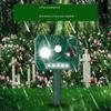 Solar Ultrasonic Animal Repellent Outdoor,Deer Repellent Device with Flashing Light for Yard, Waterproof 3Pcs