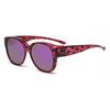 European & American Polarized Clip-on Sunglasses: Wear Over Prescription Glasses, Anti-UV, Trendy for Driving.