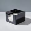 Квадратная минималистичная коробка для хранения салфеток, акриловый инструмент для хранения салфеток для дома, гостиной