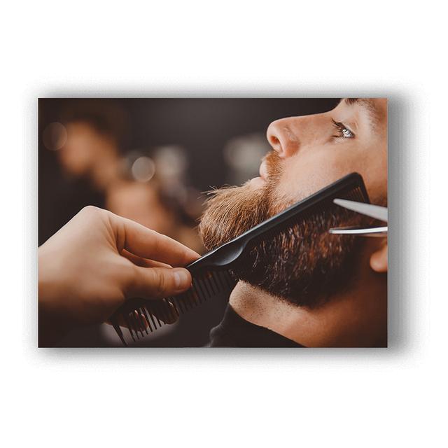 Винтажный набор холстов для парикмахерской - Трио современных эстетичных принтов для украшения салона