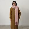 Versatile Plus Thickened Imitation Cashmere Solid Color Hemming Fringed Scarf Women's Winter Shawl
